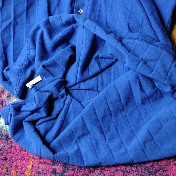 BIKE Vintage Polo Cotton Short Sleeve Mid Button Polo Shirt - Picture 7 of 13